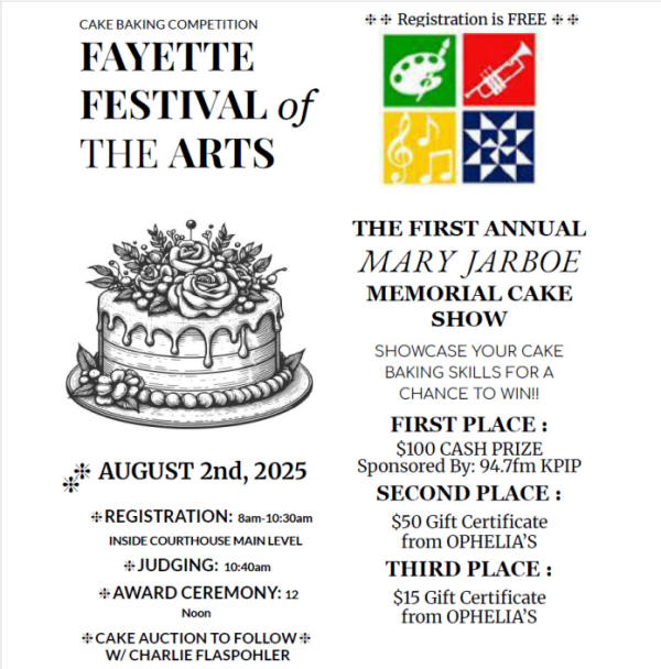 cake contest poster